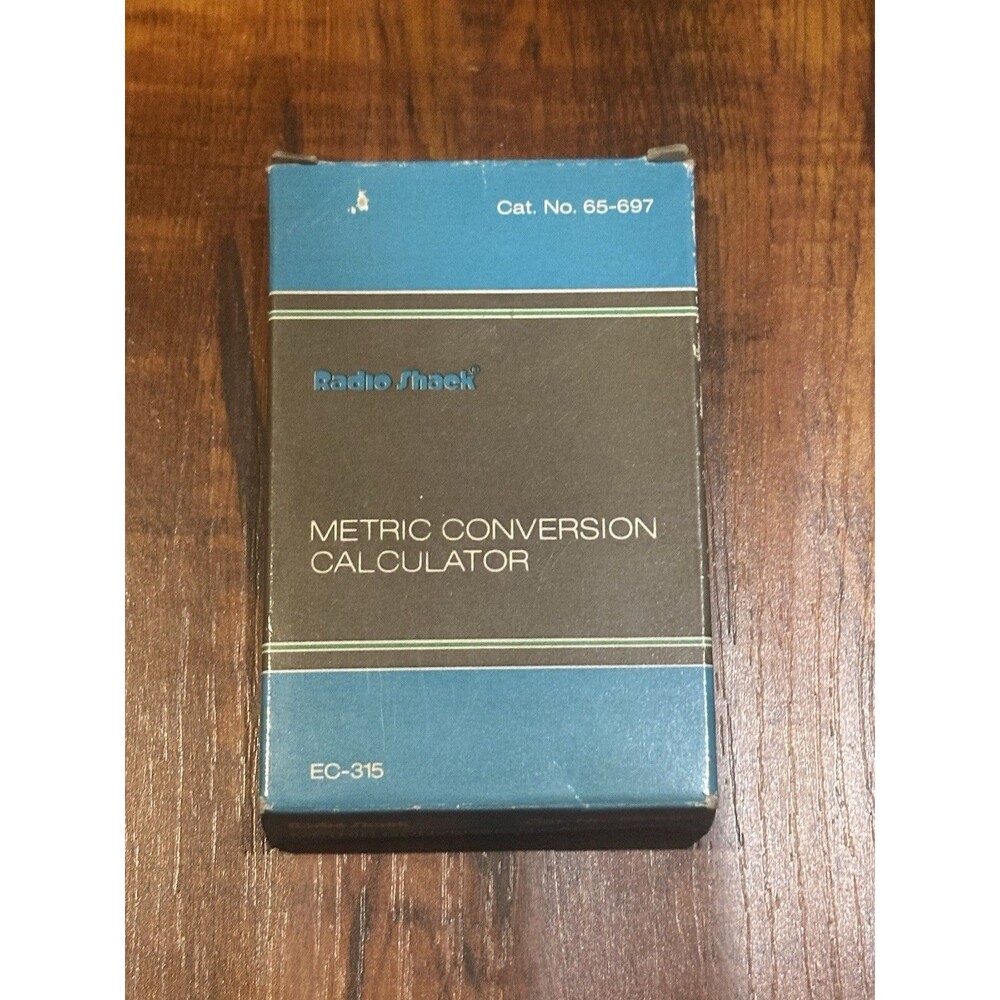 Vintage Radio Shack EC-315 Metric Conversion Electronic 65-697 Calculator